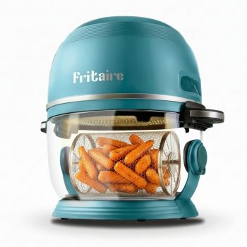 Fritaire giftfri og selvrensende Airfryer - grønn