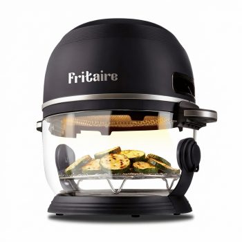 Fritaire giftfri og selvrensende Airfryer - svart