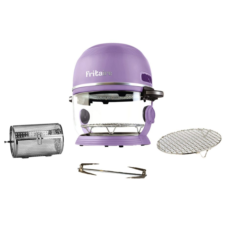 Fritaire Airfryer Lavendel med 4,8 L glassbolle