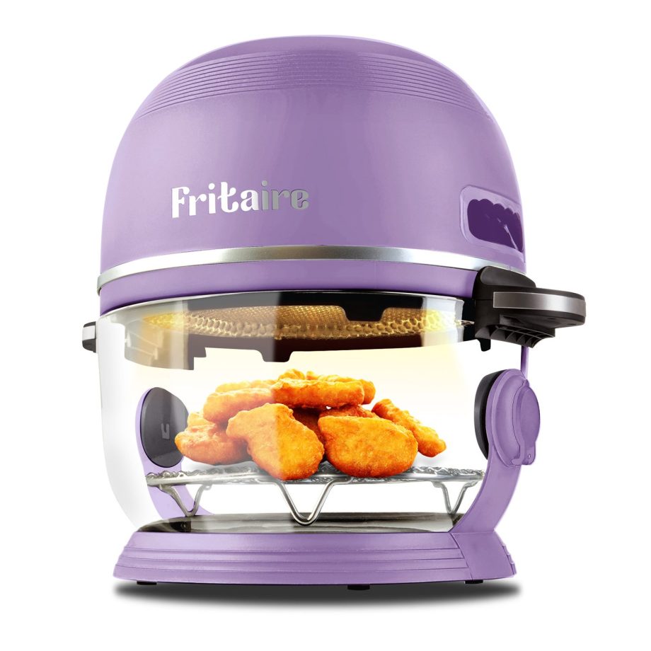 Fritaire Airfryer Lavendel med 4,8 L glassbolle