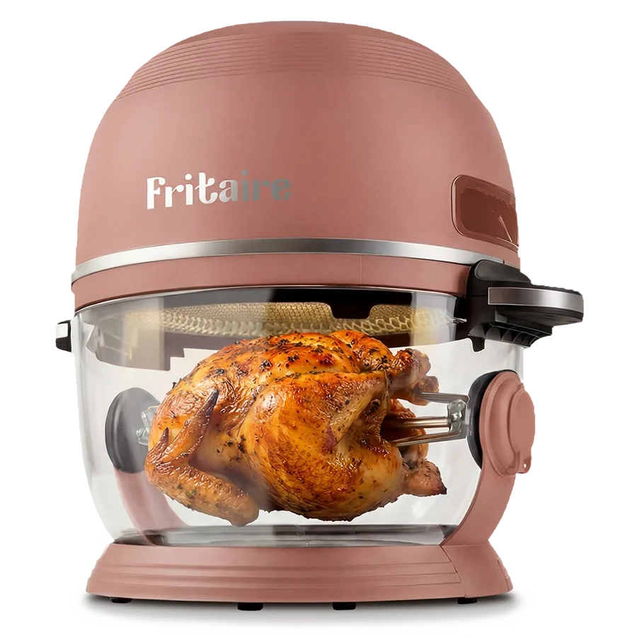 Fritaire luftfryser i lilla og rosa