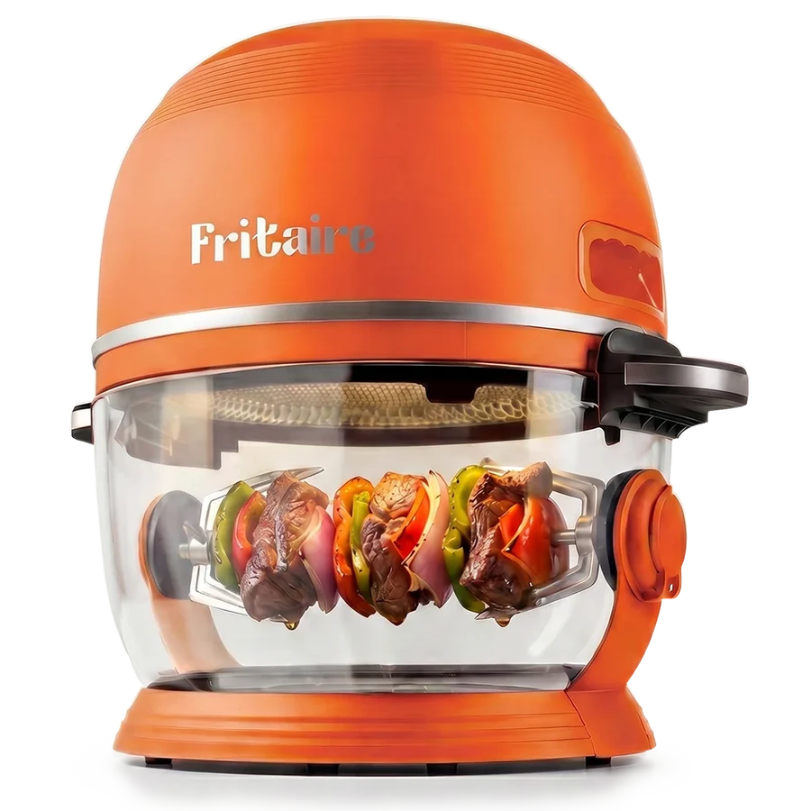 Fritaire luftfryser, oransje