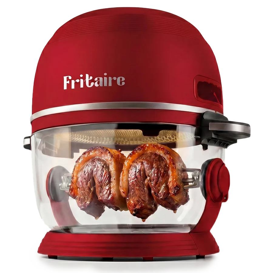 Fritaire luftfryser, rød